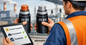 کابل ۲۰ کیلوولت مناسب پروژه صنعتی